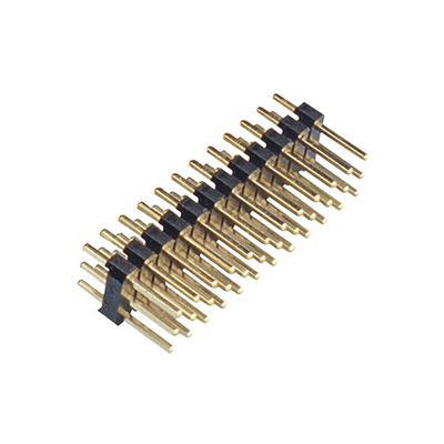 PA9T 2.0mm Pitch Circuit Board Pin Connectors Dual Row Straight