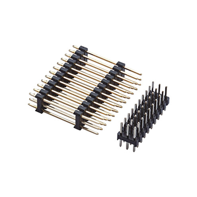 PA9T 2.0mm Pitch Circuit Board Pin Connectors Dual Row Straight