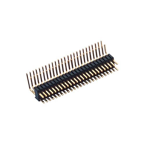 2.54 mm pin header Board Spacer dual row right angle shenzhen factory PA9T pin header