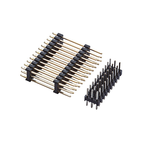 PA9T 2.0mm Pitch Circuit Board Pin Connectors Dual Row Straight