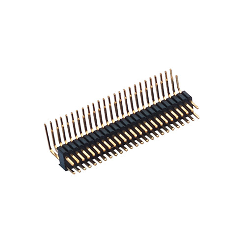 2.54 mm pin header Board Spacer dual row right angle shenzhen factory PA9T pin header
